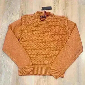 BlankNYC knit sweater, Medium, orange